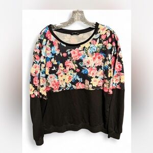 SHEIN Floral Black Women's Top 3xl